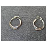 Collection of Vintage Gold Tone and Silver Tone Clip-On Earrings - Inc VTG Avon