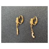 Vintage Jewelry Collection: Necklace and Assorted Clip Earrings Inc VTG Telephone Design