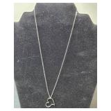 Collection of Elegant Necklaces: Heart Pendant, Pearl Like Cage, and Beaded Designs - display not inc