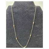 Collection of Elegant Necklaces: Heart Pendant, Pearl Like Cage, and Beaded Designs - display not inc