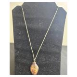 Set of Unique Handcrafted Necklaces and 1 Wooden Bracelet