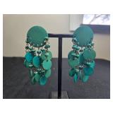 Collection of Costume Jewelry with Necklaces, Earrings, and Bracelets - display not inc