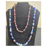 Collection of Jewelry Including Beaded Necklaces, Bracelet in Orig Box, and Festive Earrings