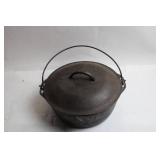 Vintage Cast Iron Dutch Oven with Lid
