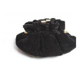 Vintage Carolyne Barton Velvet Evening Clutch Purse