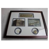 Twin Cities Assembly Plant Commemorative Framed Plaque with Coins
