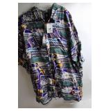 NFL Team Apparel XXL Minnesota Vikings Hawaiian Shirt