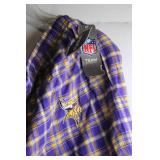 Minnesota Vikings NFL Team Apparel Plaid Pajama Pants - Size 2XL