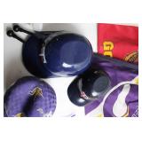 Minnesota Vikings and Twins Fan Collection with Hats, Flags, and Ornaments