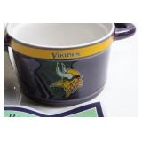 Minnesota Vikings Boelter Brands Bowl with Recipe Booklet