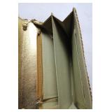 Vintage Gold Mesh Evening Purse with Chain Strap