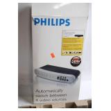 Philips HDTV Optimized 4-Input Automatic AV Switcher - New in Box