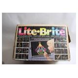 Vintage Lite-Brite with Box, Pegs, and Design Templates