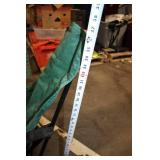 Green Folding Camping Chair with Armrests