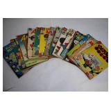 Collection of 14 Vintage Comic Books Featuring Various Characters