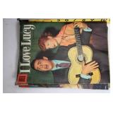 Collection of 15 Vintage Dell Comics Including "I Love Lucy" and "Lassie"