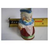 Collection of Vintage Miniature Figurines and Trinket Dishes