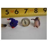 Collection of Vintage Miniature Figurines and Trinket Dishes