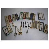 Collection of 24 Souvenir Spoons in Assorted Designs