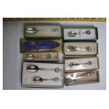 Collection of 24 Souvenir Spoons in Assorted Designs