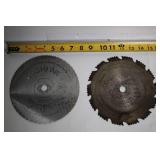 Lot of 8 Assorted Circular Saw Blades with Various Specifications