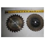 Lot of 8 Assorted Circular Saw Blades with Various Specifications