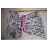 La Princess Floral Toddler Dress with Lace and Bow