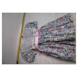 La Princess Floral Toddler Dress with Lace and Bow