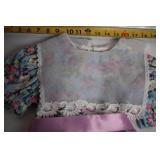 La Princess Floral Toddler Dress with Lace and Bow