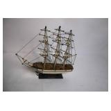 Set of 4 Detailed Model Ships with Historical Designs