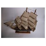 Set of 4 Detailed Model Ships with Historical Designs