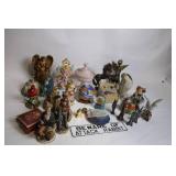 Collection of 20 Assorted Decorative Figurines and Ornaments