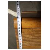 Solid Wood 13-Drawer Cabinet with Double Doors