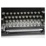 Vintage Royal Typewriter with Black Metal Finish