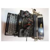 Vintage Royal Typewriter with Black Metal Finish