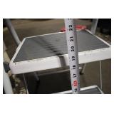 Used Two-Step Steel Ladder with Non-Slip Treads