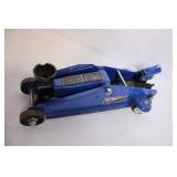 Used Heavy-Duty Hydraulic Floor Jack in Blue