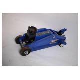 Used Heavy-Duty Hydraulic Floor Jack in Blue