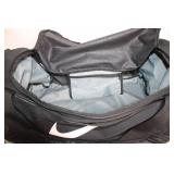 Nike Black Duffel Bag with Logo