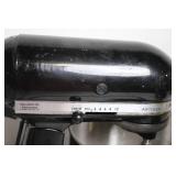 Used KitchenAid Artisan Mixer in Black with Stainless Steel Bowl