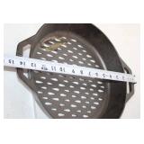Lodge 1896 Cast Iron Grilling Pan with Perforated Base
