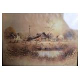 Pair of Framed Paintings by Gregory F. Messler and Another Artist