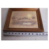 Pair of Framed Paintings by Gregory F. Messler and Another Artist