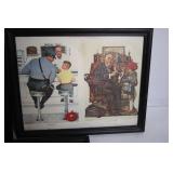 Set of 3 Framed Norman Rockwell Prints, 1972