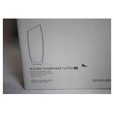 Set of 4 Sloane Champagne Flutes by BOMSHBEE