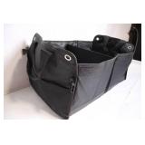 Black Collapsible Trunk Organizer with Multiple Compartments