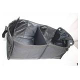 Black Collapsible Trunk Organizer with Multiple Compartments