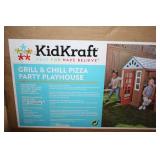 KidKraft Grill & Chill Pizza Party Playhouse with 20+ Accessories