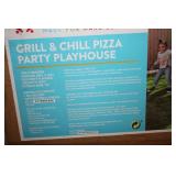 KidKraft Grill & Chill Pizza Party Playhouse with 20+ Accessories