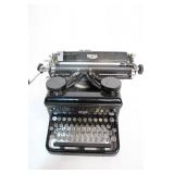 Vintage Royal Typewriter with Black Enamel Finish